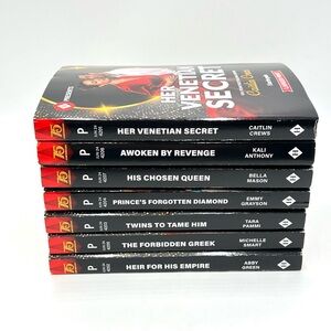 June 2024 Harlequin Presents Set Of 7 Romance Novels Books Larger Print Book Lot